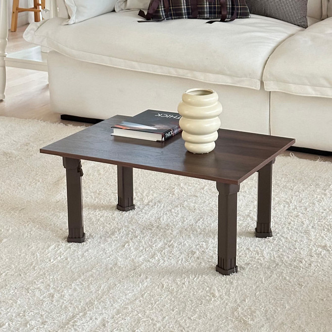 스토리퍼니쳐 소프티 플라스틱 접이식 테이블, 콜롬비아월넛