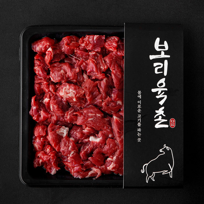보리육촌 국내산 소고기 정육 세절 국거리용 (냉장), 1개, 300g
