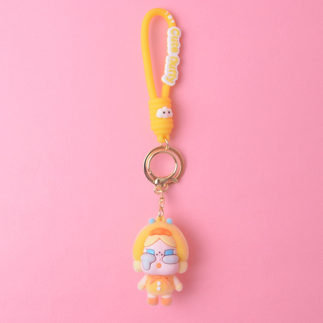 크라잉베이비 후로킹 키링, 오리, 1개