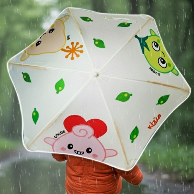 키저스 아동용 씨저스 반사띠 안전 UV차단 양우산