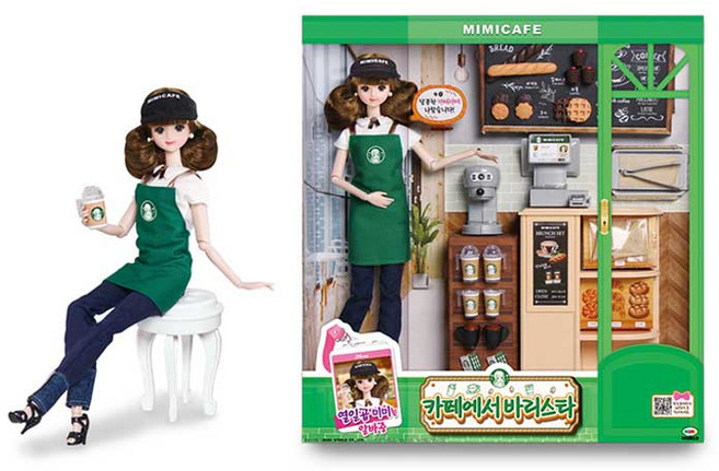 미미월드 열일곱미미는 알바중 카페에서 바리스타 소꿉놀이, 혼합색상