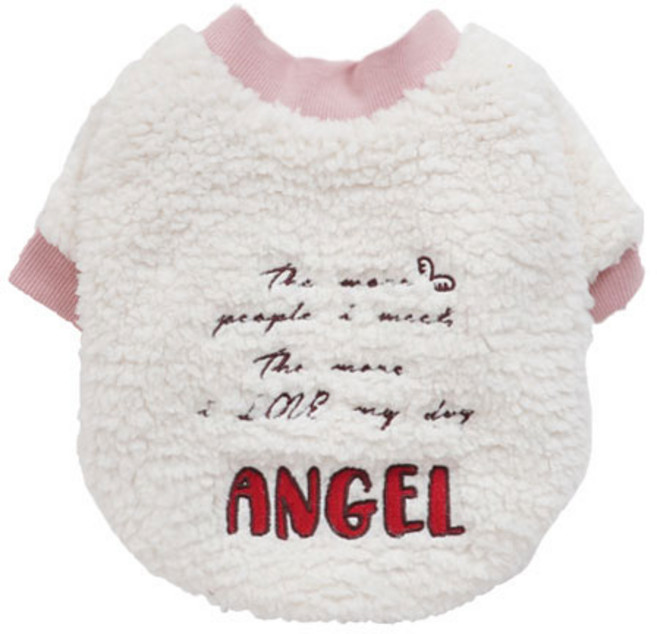 퍼피엔젤 반려동물 Dory 덤블 자켓 PA-OW526, #1 White, 1개