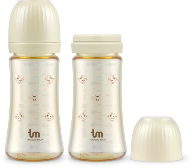 토비앤몰리 돗바니 PPSU 젖병 트윈팩, 바닐라, 280ml, 2개
