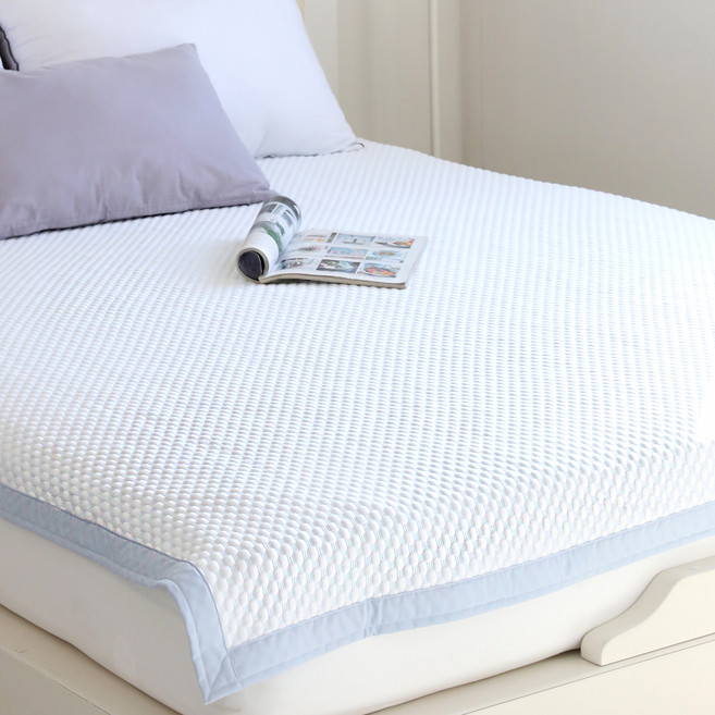 메르시데코 스노우볼 냉감패드, 화이트블루