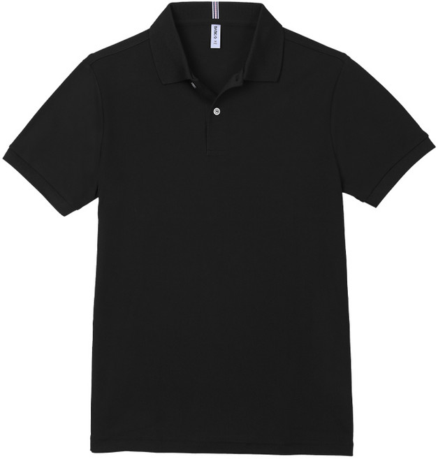 Basic Plus Cotna PK Polo衫 SH-01, 黑色