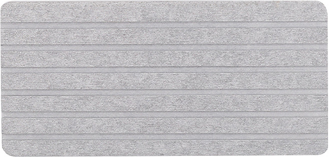 제이라이프 러너 규조토 욕실 받침대, 라이트그레이, 1개