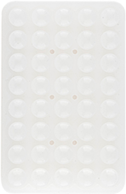 구스페리 파스텔 양면 흡착식 실리콘 부착 패드, 반투명, 1개