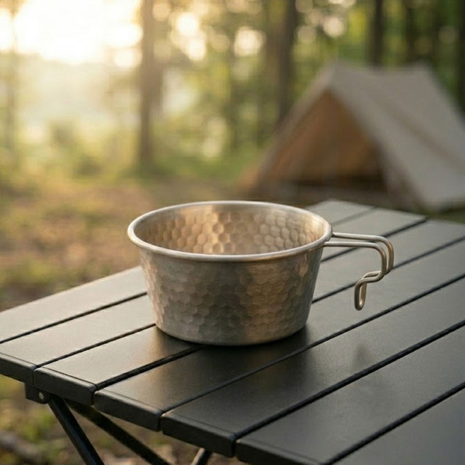 KEEP 해머톤 시에라 컵 360ml, 실버, 1개