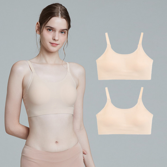 보디가드 여성용 퓨징 나시형 런닝형 브라 2p