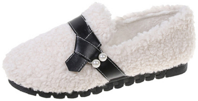 에어 여성용 매듭포인트 컬러 겨울 로퍼