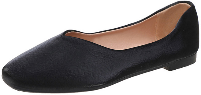 엘쏘 여성용 데일리 스퀘어토 플랫 슈즈