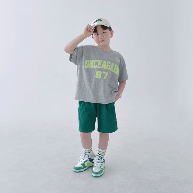 베리클로젯 남아용 원스 어게인 라인 상하세트