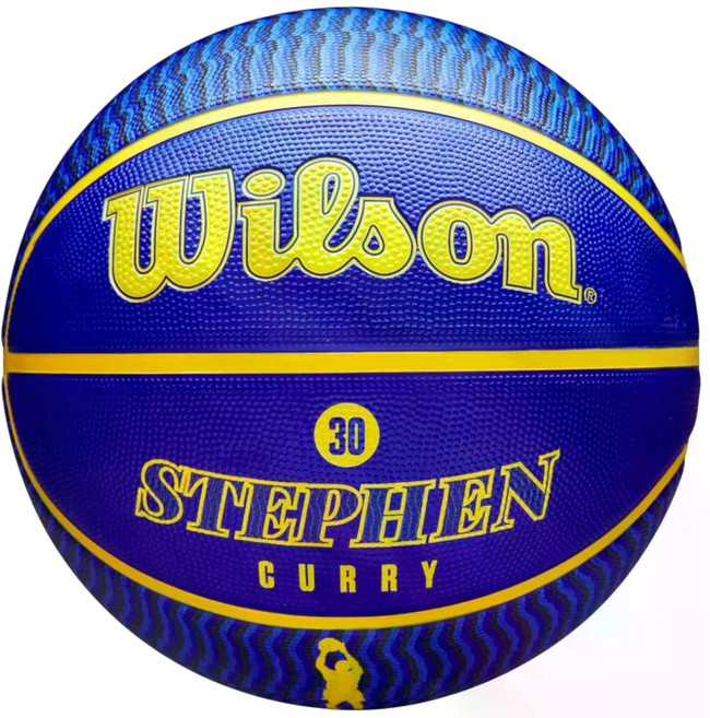 윌슨 NBA Player Icon Stephen Curry 농구공, 1개, WZ4006101XB7
