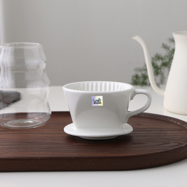 SWIT 도자기 드리퍼 1~2인용, 1개, 단품