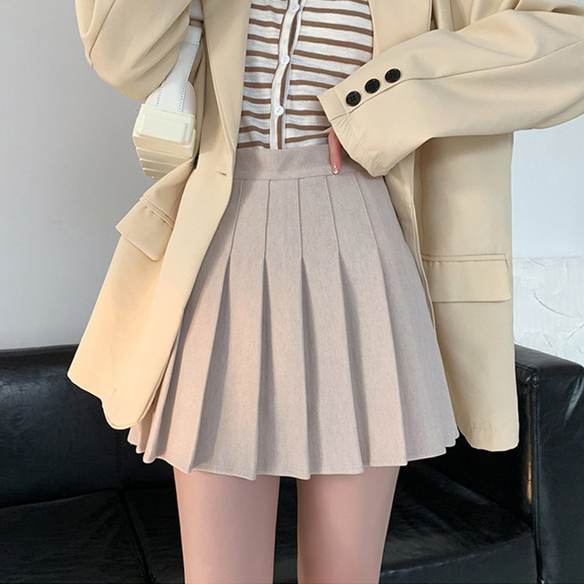 페이퍼먼츠 류벤 플리츠 A라인 미니 스커트 11292