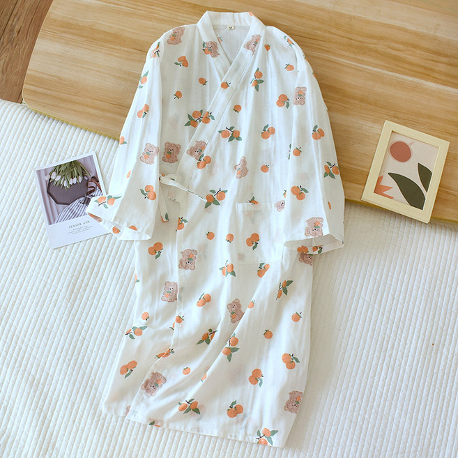 언헤브 큐티 일본식 목욕가운 M, 04 체리, 1개