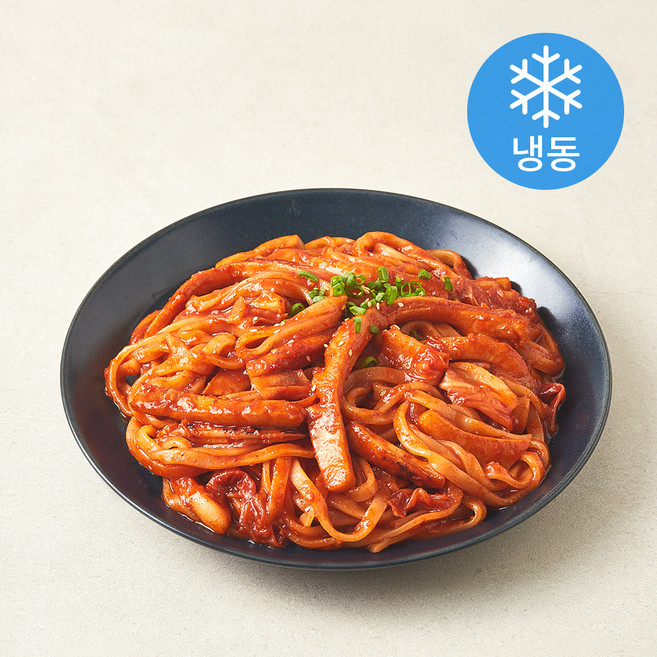 셰프초이스 매콤한 감칠맛 오징어 비빔칼국수 (냉동), 1개, 630g
