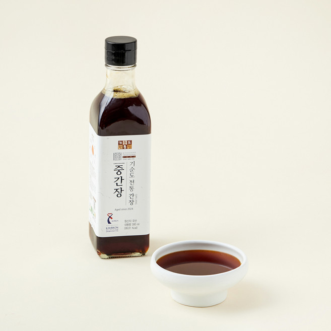 기순도전통장 전통식품 인증 간장, 300ml, 1개