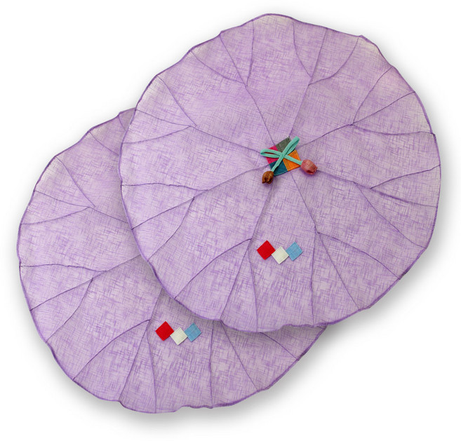 해피툴 모시조각 밥상보 퍼플, 2개