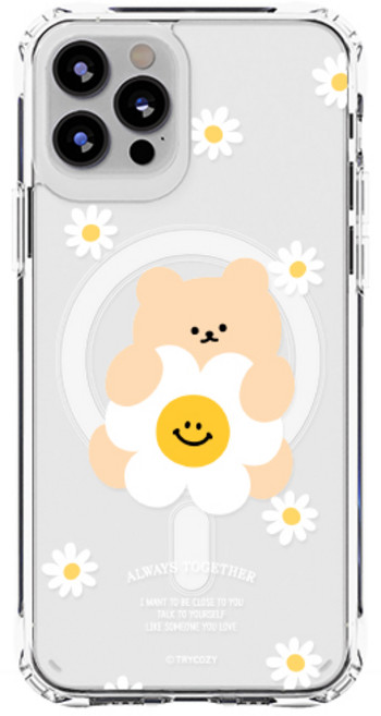 TRYCOZY 動物 Daisy 凝膠硬殼 MagSafe 手機殼