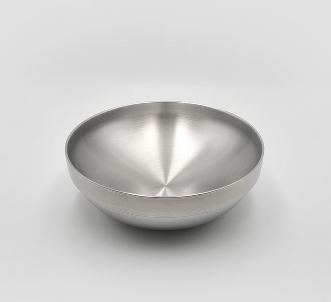 스텐 무광 이중턱 냉면기 23cm, 1개