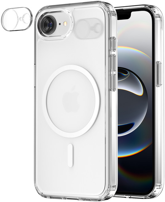 케이맥스 맥세이프 클리어핏 휴대폰 케이스 + 카메라필름 세트