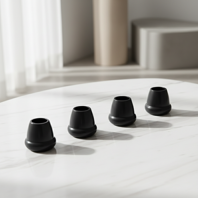 마켓피아 가구 의자 다리 보호 캡 원형, 4개