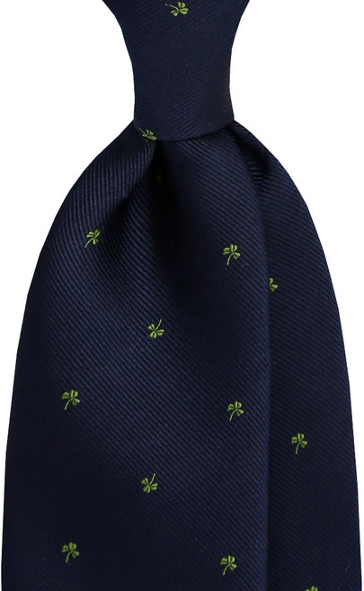 MANNERGRAM 絲質幸運草領帶