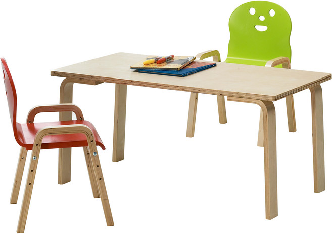 토리 유아 직사각 책상, 내추럴