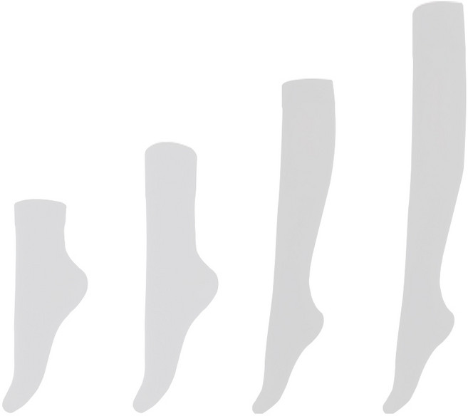 수스다 이츠굿텐 여성용 무압박 무지 스타킹 양말 4켤레 세트