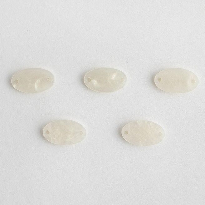 yarna 타원형 자개 라벨, C타입, 5개