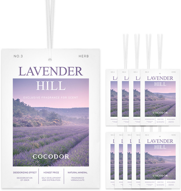 코코도르 퍼퓸 샤쉐, 10g, 10개, 라벤더 힐