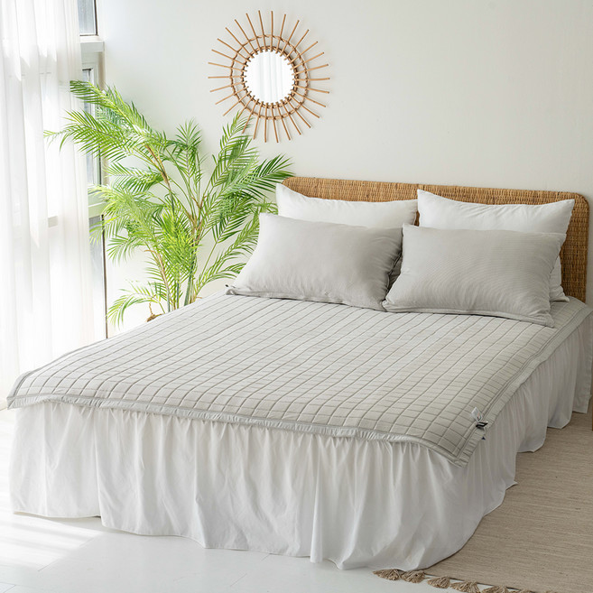 하이퍼맥스 냉감 인견 패드, 브라이트 그레이