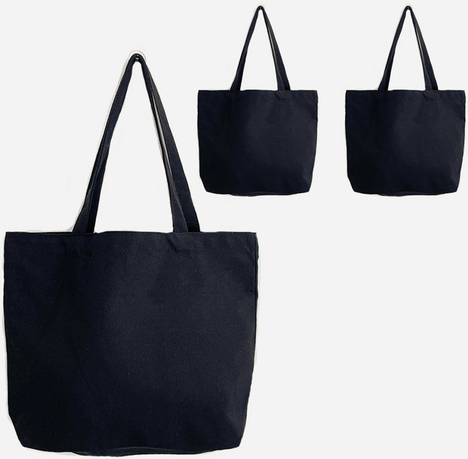 무지 가로형 에코백 3p