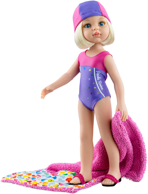 파올라레이나 04656 클라우디아 수영선수 32cm 인형, 혼합색상, 1개