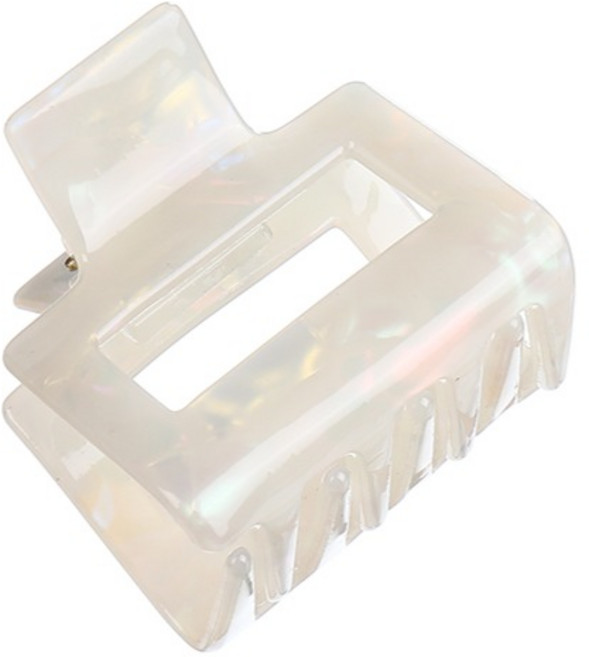 수스다 셀룰로오스 프랑수와 사각 스퀘어 마블링 올림머리 헤어집게핀 4171