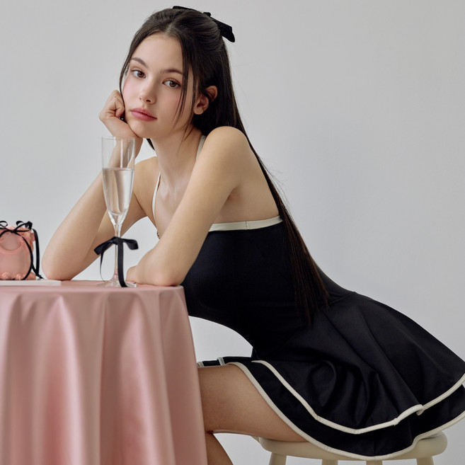 비키니밴더 여성용 다에나 더블 스커트 모노키니