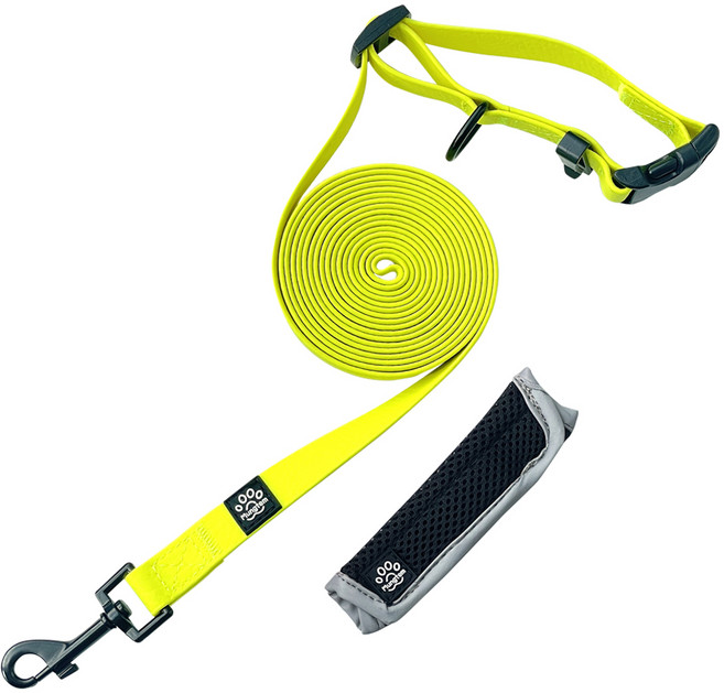 멍템 방수 핸즈프리 리드줄 3M 방수, 네온옐로, 1개