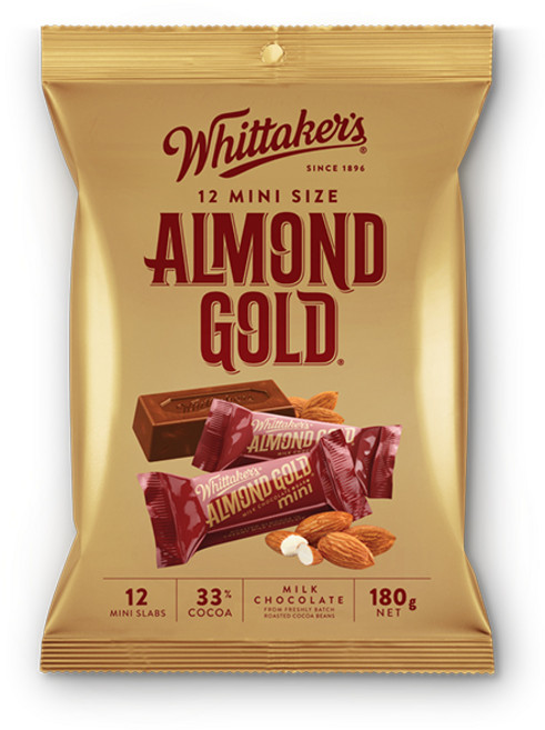 휘태커스 미니 슬랩 아몬드 밀크초콜릿, 180g, 1개