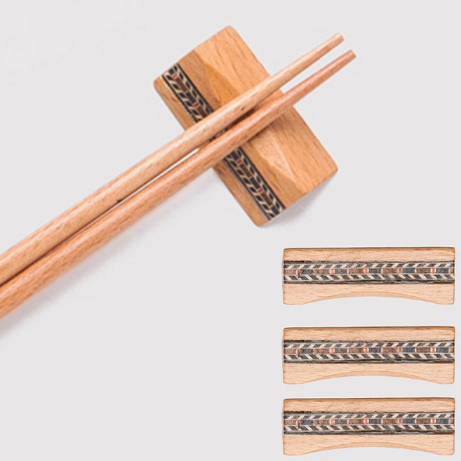 에스닉 젓가락 받침, 혼합색상, 4개