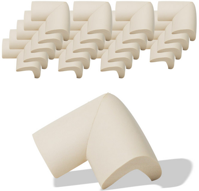 아이끌레 모서리 보호대 모서리형, 베이지, 20개