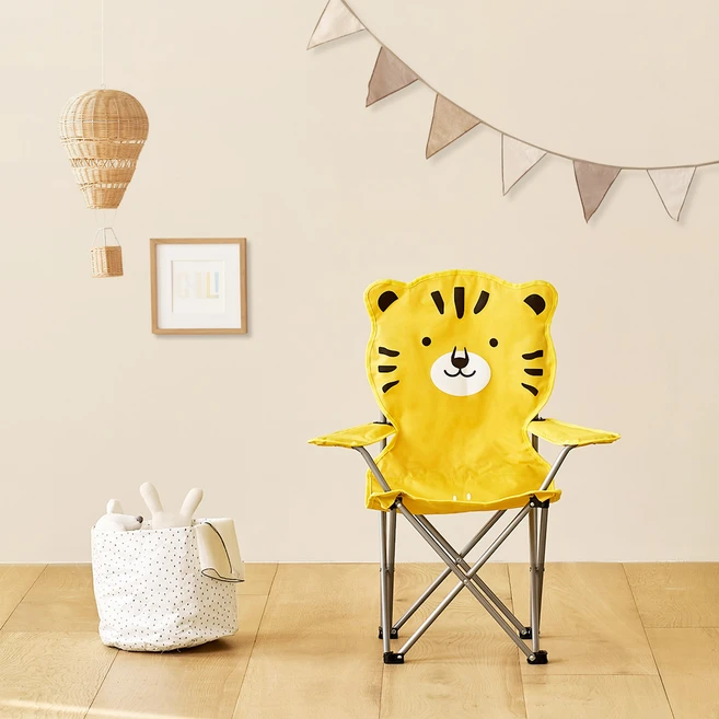 코아코아 키즈 캠핑 유아의자, 타이거, 1개 - 쿠팡