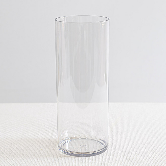 플라워트리 아크릴 실린더 화병, 투명