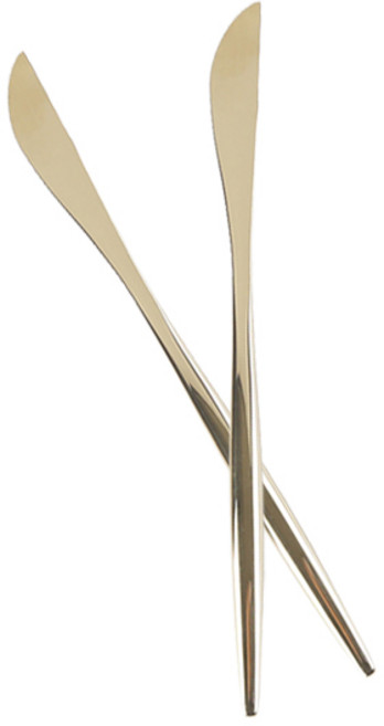 보겐 국산 몽블랑 킹덤 디너나이프, 골드, 2개