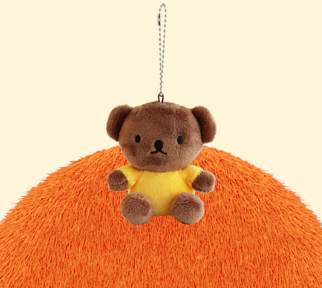 매니어리틀 FINGER PUPPET 보리스 봉제인형, 8cm, 옐로우, 1개