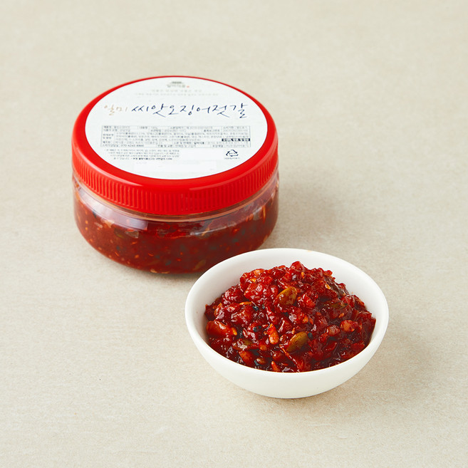 일미식품 씨앗오징어 젓갈, 180g, 1개