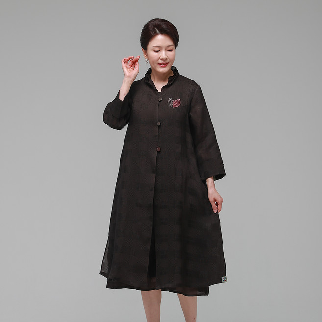 하랑한복 여성용 엄마 인견 조끼 나래드리