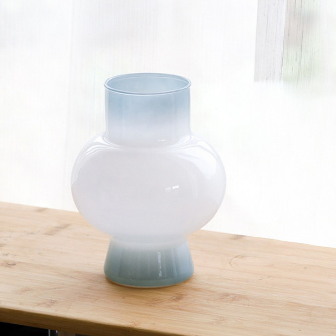 미르노아 심플 프렌치 스타일 오브제 유리화병 MMM3521, 그레이