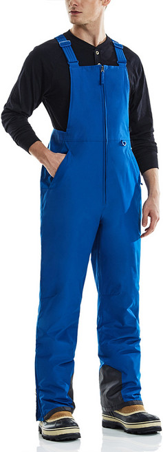 테슬라 남성용 방수 보드 스키 멜빵 바지