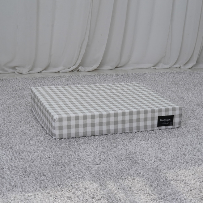 레드퍼피 반려동물 첼라 방수 침대, GRAY, 1개